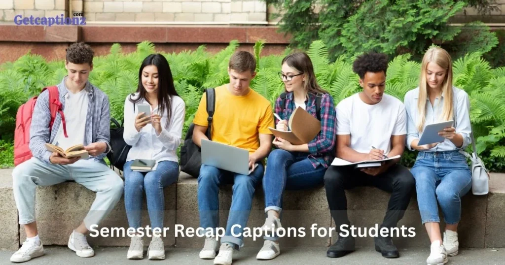 Semester Recap Captions For Students